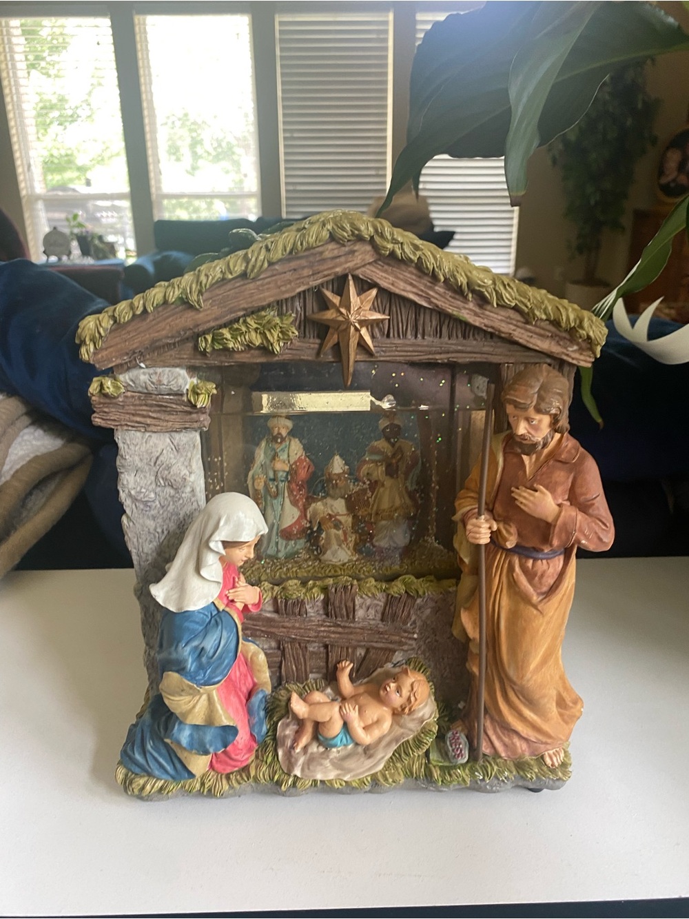 Classic Nativity Scene Holiday Figurine - Multi